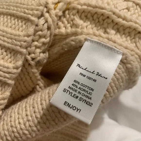 Michael Stars Grace Cable Knit Sweater